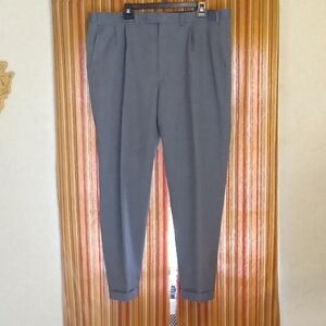 Lauren Ralph Lauren Men's Gray Dress Pants - Flat Front